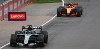 Палмер: Соперники постепенно догоняют Mercedes George Russell, Lando Norris