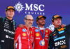 Барселона-2026: Хэмилтон одержал первую победу в Ferrari George Russell, Carlo Santi, Lewis Hamilton, Lando Norris