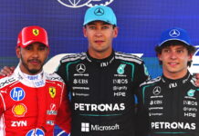 Барселона-2026: Lewis Hamilton, George Russell, Andrea Kimi Antonelli