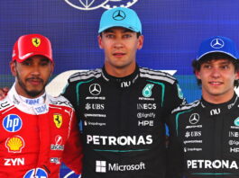 Барселона-2026: Расселл опередил Хэмилтона на 64 тысячных секунды Lewis Hamilton, George Russell, Andrea Kimi Antonelli