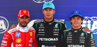 Барселона-2026: Расселл опередил Хэмилтона на 64 тысячных секунды Lewis Hamilton, George Russell, Andrea Kimi Antonelli