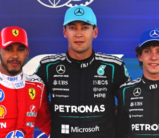 Барселона-2026: Расселл опередил Хэмилтона на 64 тысячных секунды Lewis Hamilton, George Russell, Andrea Kimi Antonelli