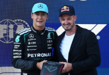 Расселл: Я сбросил скорость перед тем поворотом George Russell, Dominik Paris