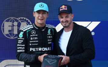 Расселл: Я сбросил скорость перед тем поворотом George Russell, Dominik Paris