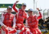Команда Toyota в шестой раз выиграла гонку в Ле Мане Toyota Gazoo Racing, Toyota TR010 Hybrid, Mike Conway, Kamui Kobayashi, Nyck De Vries