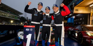 Экипаж BMW выиграл напряжённую гонку, обойдя Ferrari и Cadillac #15 BMW M Hybrid V8, Raffaele Marciello, Dries Vanthoor, Kevin Magnussen