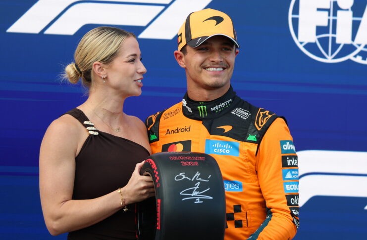 Ландо Норрис: Поул стал приятным сюрпризом Michelle Gulyas, Lando Norris