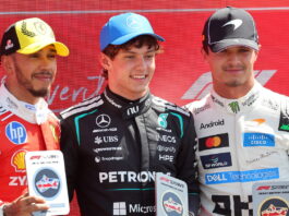 Великобритания-2026: Антонелли одержал первую победу в спринте Lewis Hamilton, Andrea Kimi Antonelli, Lando Norris