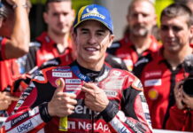 Марк Маркес возглавил тройной подиум Ducati с новым рекордом трассы Marc Marquez