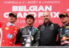 Бельгия-2026: Кими Антонелли одержал шестую победу в сезоне Charles Leclerc, Andrea Kimi Antonelli, Tom Batch, Max Verstappen