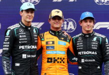 Нидерланды-2026: Ландо Норрис взял 18-й поул в карьере George Russell, Lando Norris, Andrea Kimi Antonelli