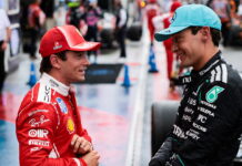 Леклер: Я не ожидал, что отыграю позицию ближе к финишу Charles Leclerc, George Russell