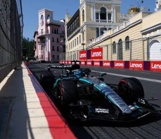 Азербайджан-2026: Расселл возглавил протокол и второй тренировки George Russell
