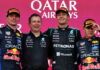 Азербайджан-2026: Джордж Расселл одержал победу с Большим шлемом Max Verstappen, Chris Nelson, George Russell, Isack Hadjar