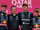 Азербайджан-2026: Джордж Расселл одержал победу с Большим шлемом Max Verstappen, Chris Nelson, George Russell, Isack Hadjar