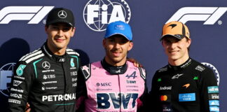 Италии-2026: Пьер Гасли завоевал первый поул в карьере George Russell, Pierre Gasly, Oscar Piastri
