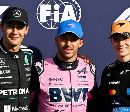 Италии-2026: Пьер Гасли завоевал первый поул в карьере George Russell, Pierre Gasly, Oscar Piastri