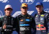 Испания-2026: Норрис добыл третий поул в сезоне на сложной трассе Andrea Kimi Antonelli, Lando Norris, Max Verstappen