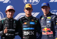 Испания-2026: Норрис добыл третий поул в сезоне на сложной трассе Andrea Kimi Antonelli, Lando Norris, Max Verstappen
