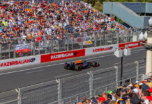 Инфраструктура Бакинской трассы расширяется: Установлена новая трибуна Azerbaijan Grand Prix, Baku, Baku City Cİrcuit