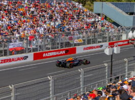 Инфраструктура Бакинской трассы расширяется: Установлена новая трибуна Azerbaijan Grand Prix, Baku, Baku City Cİrcuit