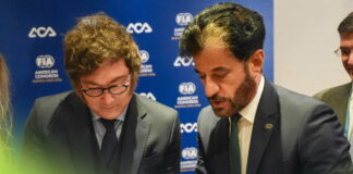 Президент Аргентины встретился с президентом FIA Javier Milei, Mohammed Ben Sulayem