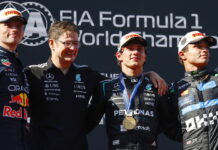 Испания-2026: Антонелли увеличил отрыв в чемпионате после триумфа Max Verstappen, David Lamb, Andrea Kimi Antonelli, Lando Norris