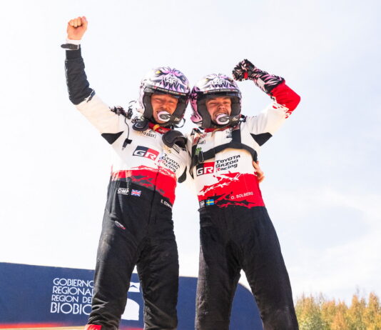 Оливер Сольберг одержал победу на фоне исторического достижения Toyota Elliott Edmondson, Oliver Solberg