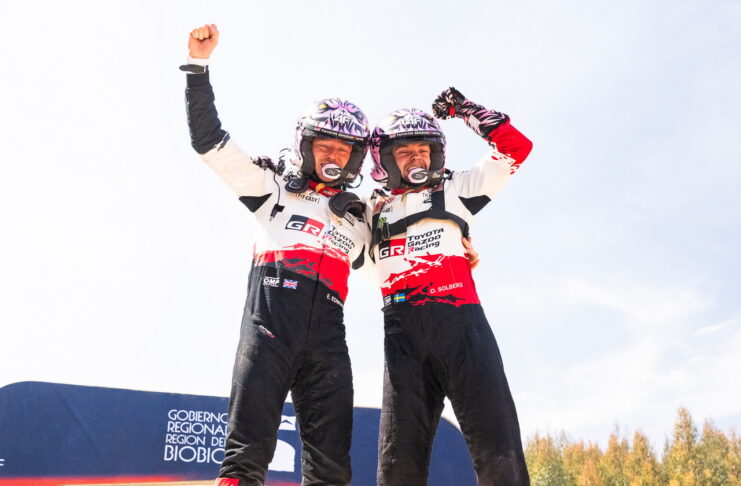 Оливер Сольберг одержал победу на фоне исторического достижения Toyota Elliott Edmondson, Oliver Solberg