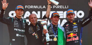 Италия-2026: Антонелли одержал победу стартовал 19-м Max Verstappen, Andrea Kimi Antonelli, George Russell