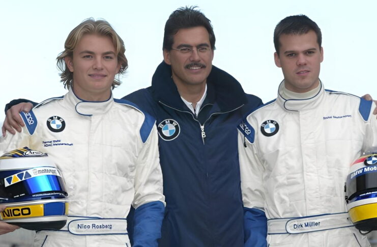 Нико Росберг о первых тестах за рулём Формулы 1 Nico Rosberg, Mario Theissen, Dirk Muller