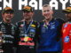 Бахрейн-2026: Ферстаппен одержал первую победу в сезоне Andrea Kimi Antonelli, Max Verstappen, Lewis Hamilton