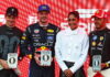 Сингапур-2026: Ферстаппен выиграл 14-й спринт в карьере Charles Leclerc, Max Verstappen, Veronica Shanti Pereira, Lewis Hamilton