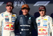 США-2026: Антонелли завоевал поул, опередив гонщиков Red Bull Max Verstappen, Andrea Kimi Antonelli, Isack Hadjar